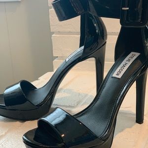 Steve Madden Black Heels, Size 8